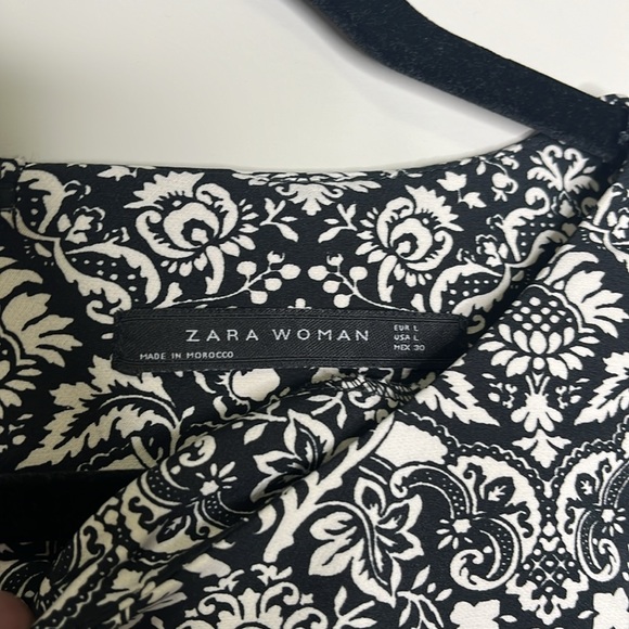 ZARA WOMAN FLORAL SHIFT DRESS - Picture 3 of 3